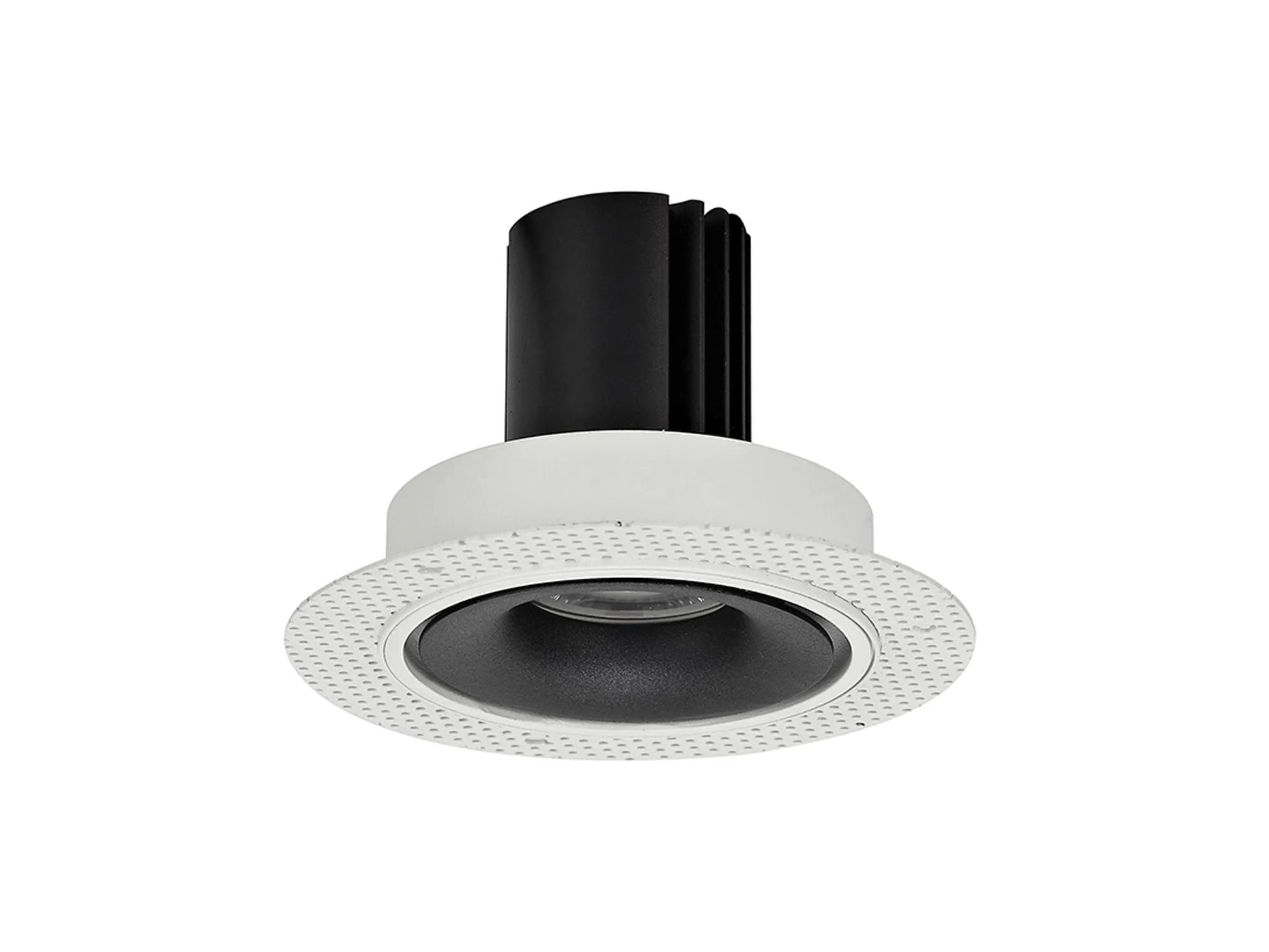 DM202172  Bolor T 12 Tridonic Powered 12W 2700K 1200lm 24° CRI>90 LED Engine White/Black Trimless Fixed Recessed Spotlight; IP20